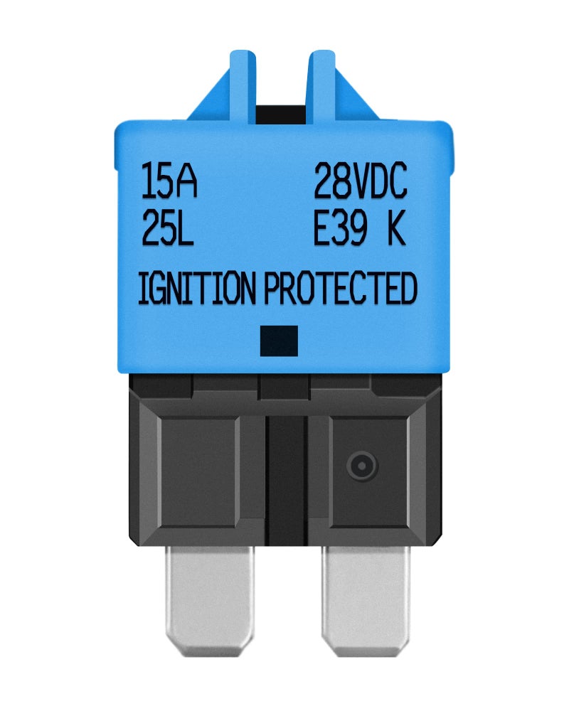 LENKRAD Automotive 15 Amp ATC/ATO Resettable Fuse 15A Manual Reset Standard Blade 15Amp Fuses Manual-Reset Circuit Breaker 15A for Car Truck RV Marine Boat Trolling Motorhome, 5 Pack - Image 2